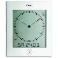 Horloge radio LCD type analogique avec radio-pilotage de lheure - T-60.4506+4LR6