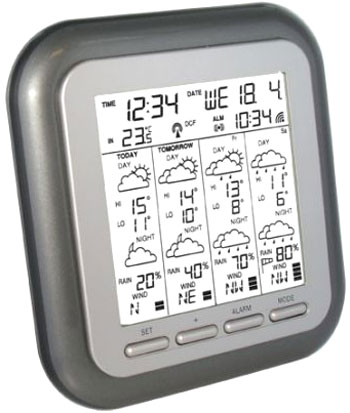 Station Météo Previsions à 3 Jours par Signal DCF77 ref: WM5100 LA CROSSE TECHNOLOGY