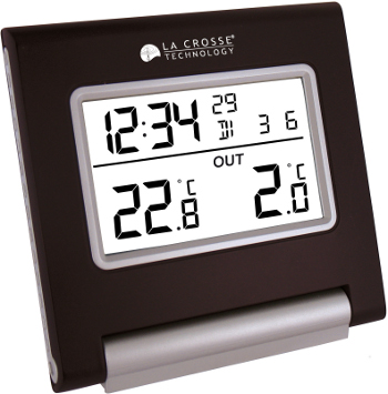 Thermomètre sans fil en IT+ avec calendrier DCF77 ref: WS9090-IT+ LA CROSSE TECHNOLOGY