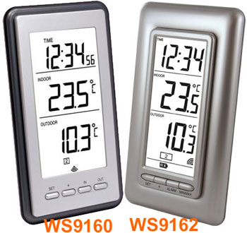 Thermomètre sans fil Grand ecran en IT+ ref: WS9160-62-IT+ LA CROSSE TECHNOLOGY