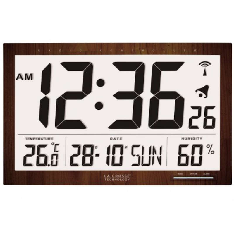 WS9180 - LA CROSSE TECHNOLOGY - Horloge et Station Météo avec température extérieur  sans fil