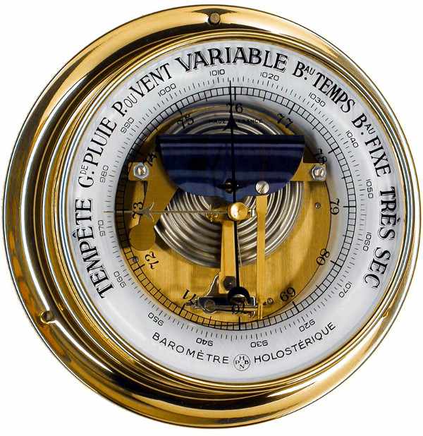<---Cliquez sur l'image pour agrandir---> Baromètre Luxe à collerette diam. 205 mm Ref: N-1-17-BC NAUDET Baromètre Luxe à collerette diam. 205 mm ref: N-1-17-BC NAUDET