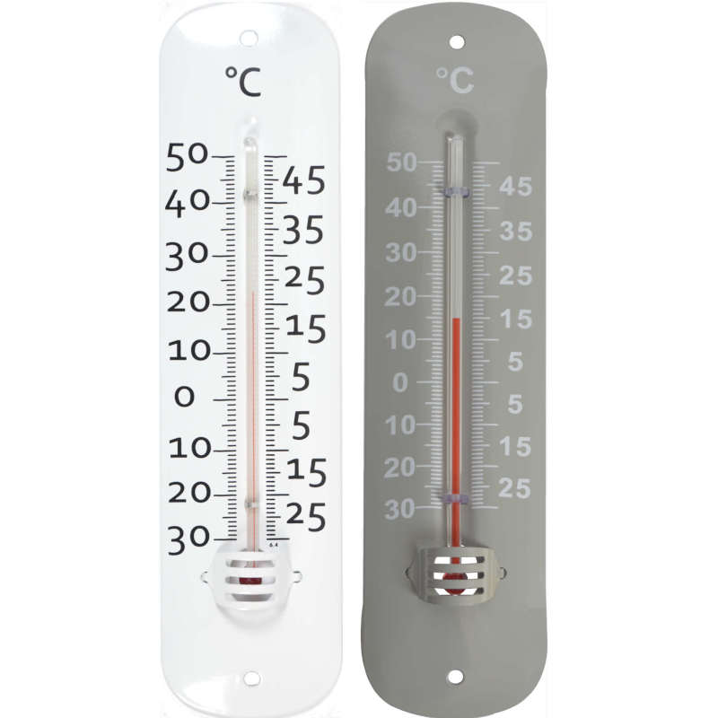 BL-TM19 Thermomtre 190 mm mtal peint pour intrieur ou extrieur 