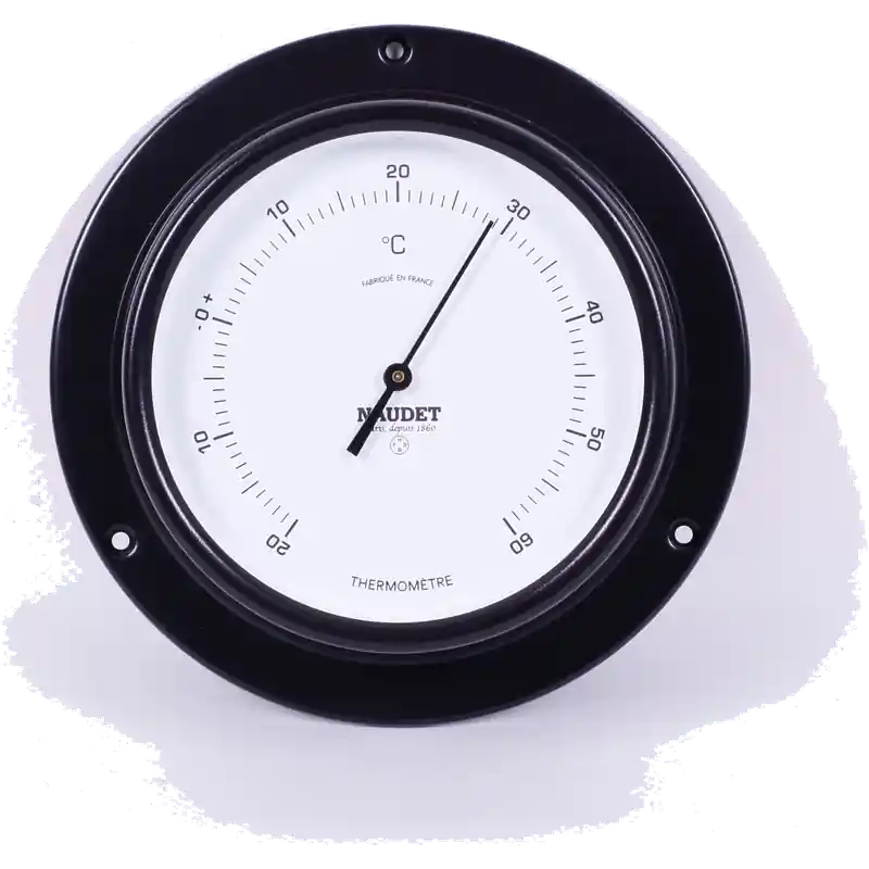 Thermom�tre en Noir fond Blanc