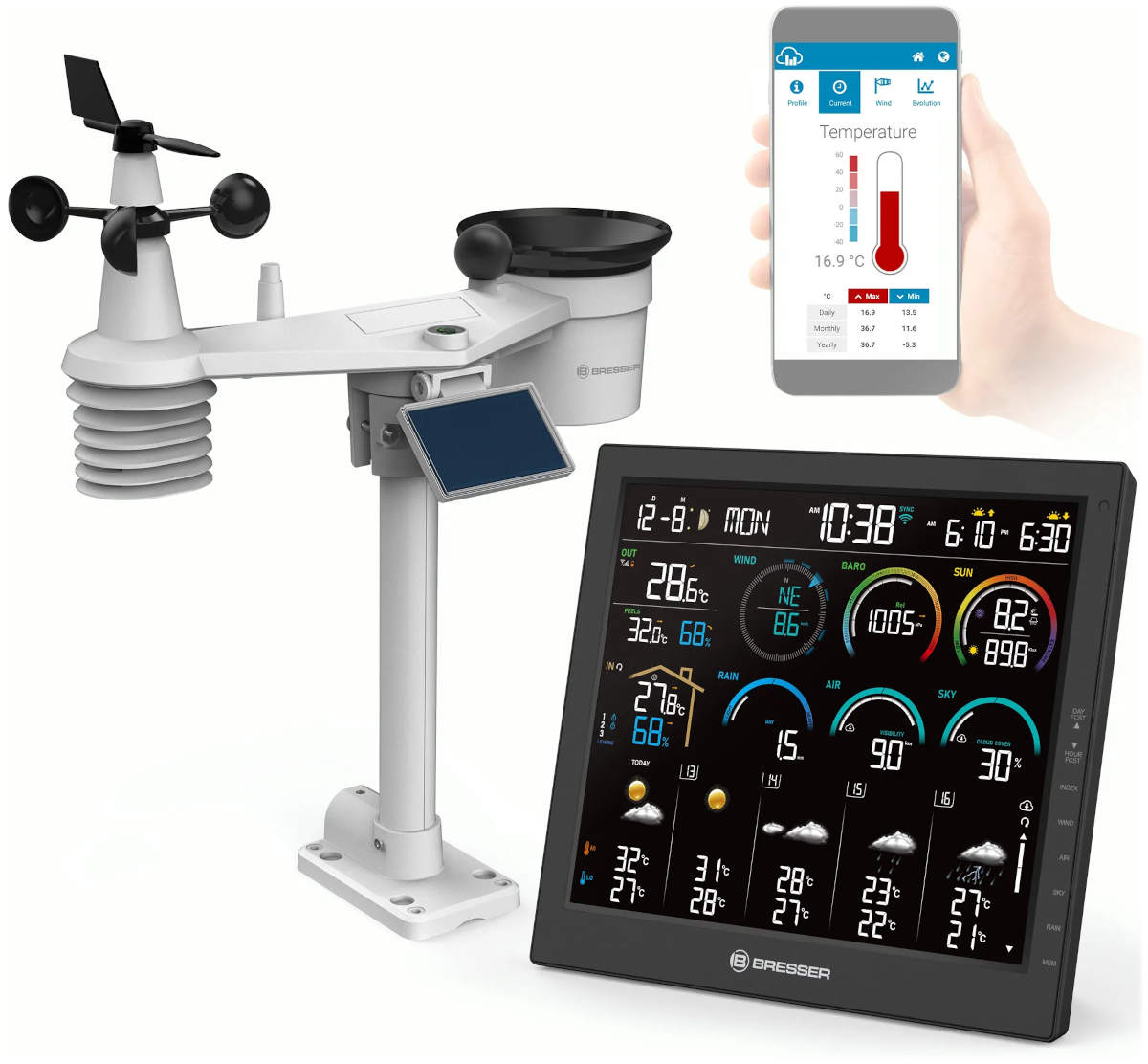 NB-15198+3LR6+1CR203  Station Météo  Pro   wifi  4CAST 10 pouces avec prévisions et capteur autonome BRESSER
 <---Cliquez sur l'image pour agrandir--->  NB-15198+3LR6+1CR203  Station Météo  Pro   wifi  4CAST 10 pouces avec prévisions et capteur autonome BRESSER