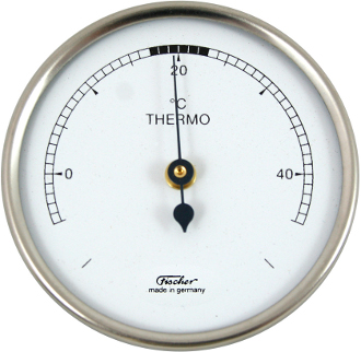 F-151 - Fischer - Thermomètre d´intérieur petit diamètre 68mm