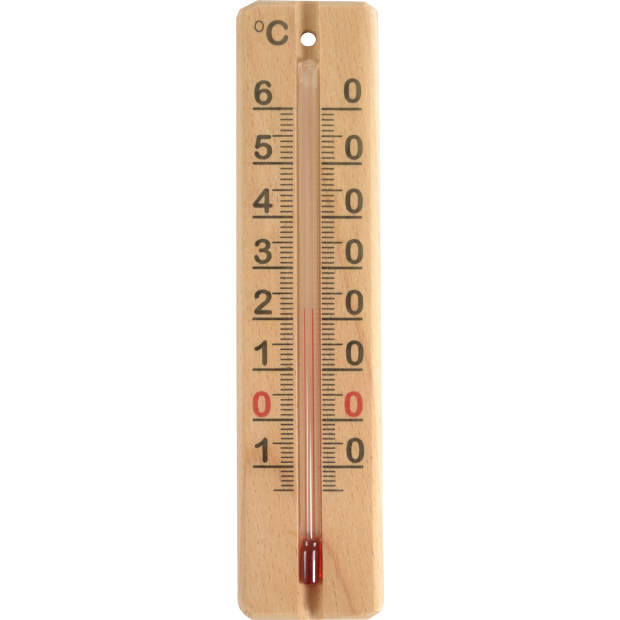 BL-TB-2053 - - Thermomètre 140 mm Bois huillé pour intérieur ou