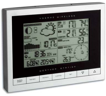 <---Cliquez sur l'image pour agrandir---> Station Météo Pro Connexion USB SINUS Ref: T35.1095 TFA Station Météo Pro Connexion USB SINUS ref: T35.1095 TFA