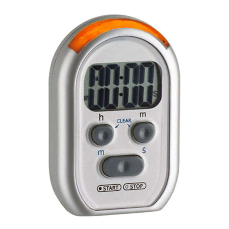T382019 Minuterie et chronomètre digital avec alarme sonore, lumineuse et vibrations TFA
<---Cliquez sur l'image pour agrandir---> <h3>T382019 Minuterie et chronomètre digital avec alarme sonore, lumineuse et vibrations TFA<h3>