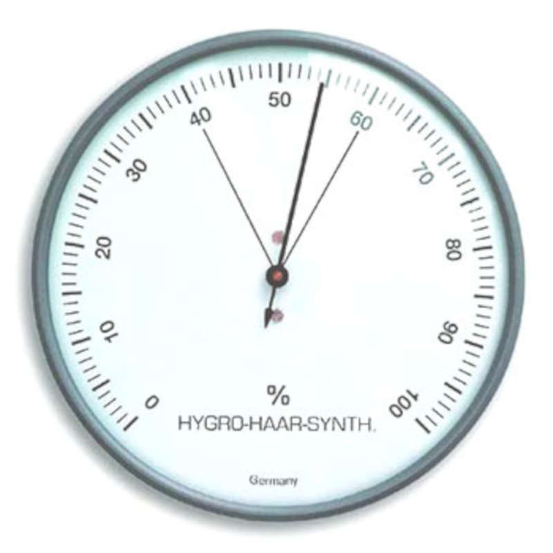 STATION METEO BARO-THERMO-HYGROMETRE 3 CADRANS LAITON SUPPORT BOIS BLEU -  ROI DE BRETAGNE