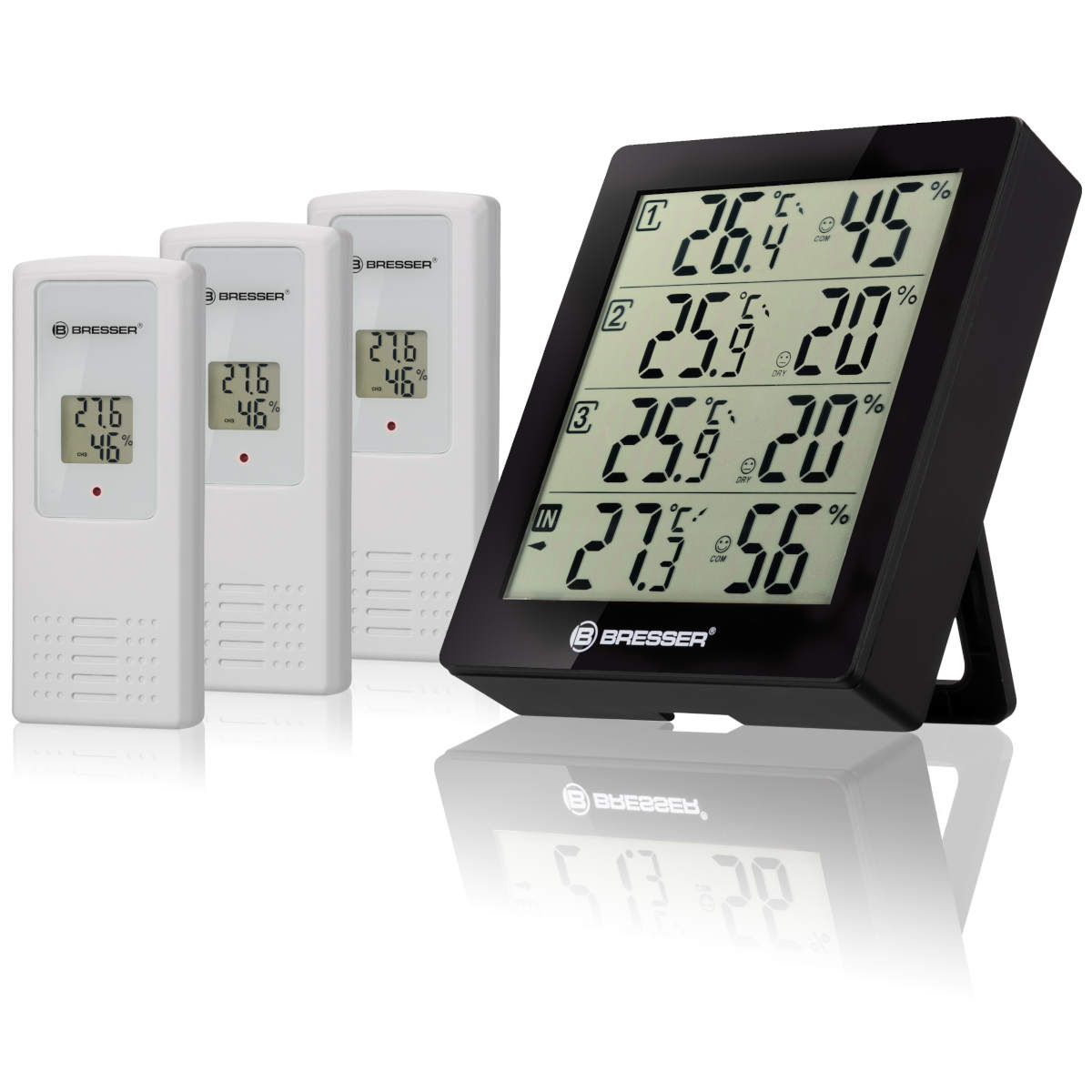 Thermometre Hygrometre Interieur Exterieur sans Fil, Thermomètre