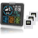 Station M�t�o   Thermo/hygro, quadro Individio, temp�ratures et hygrom�tries avec 3 sondes - NB-7000027+9LR3