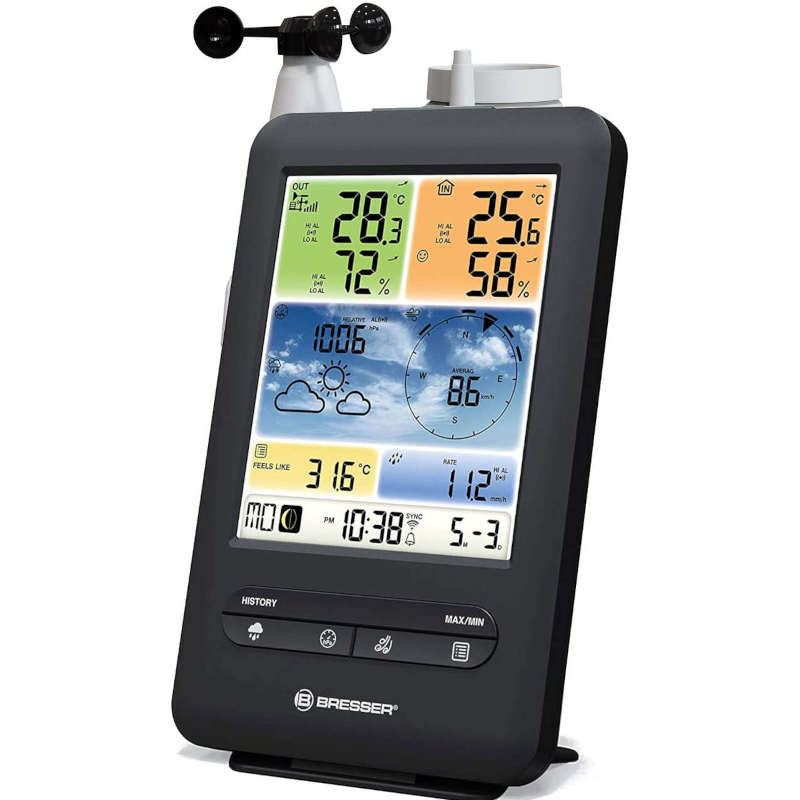 WS6821 - LA CROSSE TECHNOLOGY - Station Météo couleur,Thermo/Hygro sans fil  3 canaux