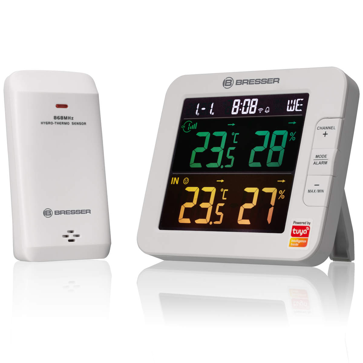 NB-7006300+6LR6 Thermomètre hygromètre connectable domotique Tuya Smart Home BRESSER
<---Cliquez sur l'image pour agrandir---> NB-7006300+6LR6 Thermomètre hygromètre connectable domotique Tuya Smart Home BRESSER
