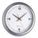 Horloge murale radio-pilote couleur Alu Diam: 300 mm - T-98.1044