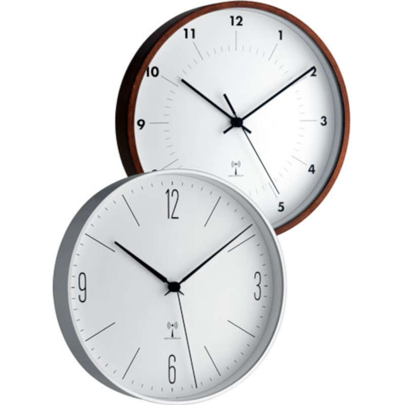 T-98.10X Horloge murale radiopilote design verre minral Diam 200 mm 98.1096 ou 98.1097 TFA