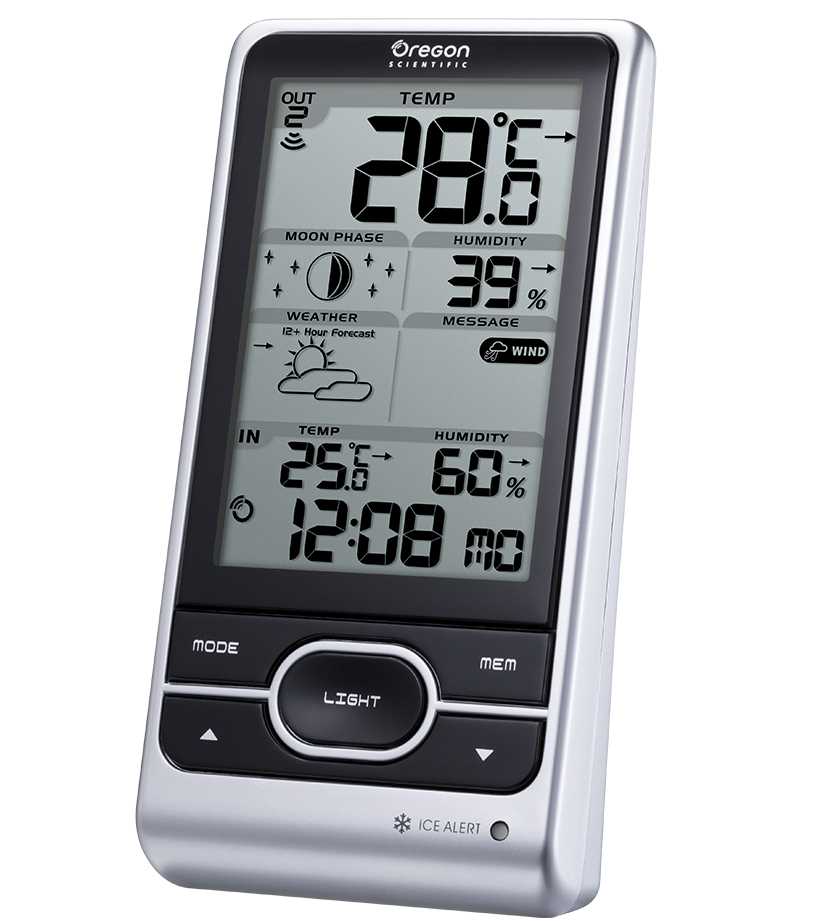 <---Cliquez sur l'image pour agrandir---> Station Météo Thermo/hygro phase de lune et alerte de gel Ref: OS-BAR208-X OREGON SCIENTIFIC Station Météo Thermo/hygro phase de lune et alerte de gel ref: OS-BAR208-X OREGON SCIENTIFIC