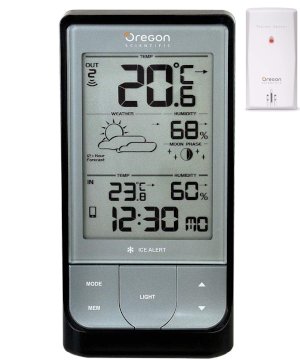 OS-BAR218-HGX - OREGON SCIENTIFIC - Station Météo Thermo/hygro Phase de  lune avec Alerte Gel et Bluetooth 4.0