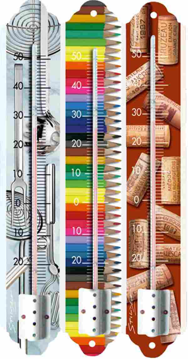 <---Cliquez sur l'image pour agrandir---> Thermomètre 500 mm métal peint décor au choix (50 cm) Ref: BL-TM500 Thermomètre 500 mm métal peint décor au choix (50 cm) ref: BL-TM500