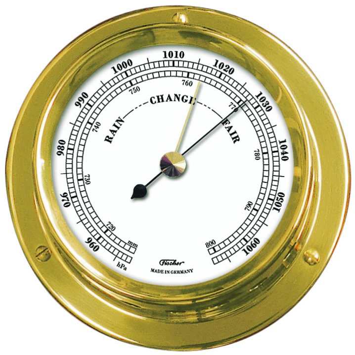 <---Cliquez sur l'image pour agrandir---> Baromètre Marine Diam: 110 mm (modèle Français) Ref: F-1506-B Fischer Baromètre Marine Diam: 110 mm (modèle Français) ref: F-1506-B Fischer
