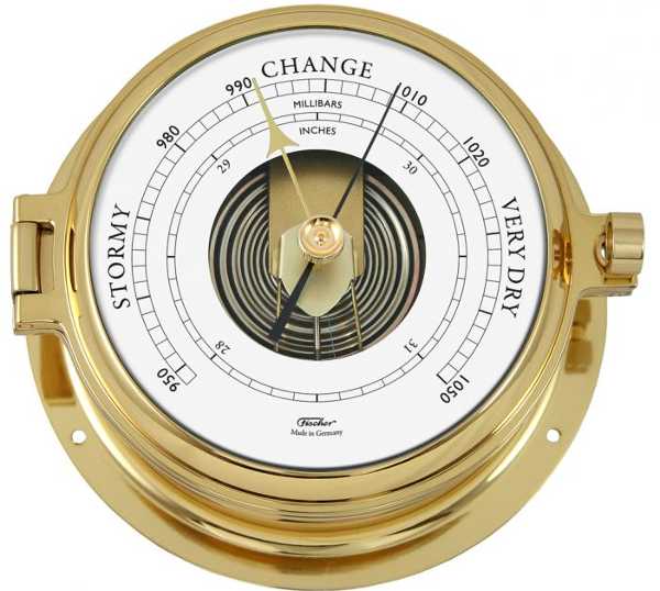 <---Cliquez sur l'image pour agrandir---> Baromètre Marine massif Grand Diam. 160 mm (modèle Français) Ref: F-1605-B Fischer Baromètre Marine massif Grand Diam. 160 mm (modèle Français) ref: F-1605-B Fischer