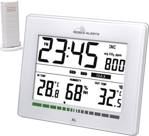 <---Cliquez sur l'image pour agrandir---> Moniteur de qualité d’air (CO2) et de température compatible MOBILE-ALERTS WEATHERHUB Ref: BL-MA10402 LA CROSSE TECHNOLOGY Moniteur de qualité d’air (CO2) et de température compatible MOBILE-ALERTS WEATHERHUB ref: BL-MA10402 LA CROSSE TECHNOLOGY