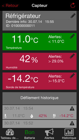 Météo connectée appli Android/IOS - Emetteur Thermomètre