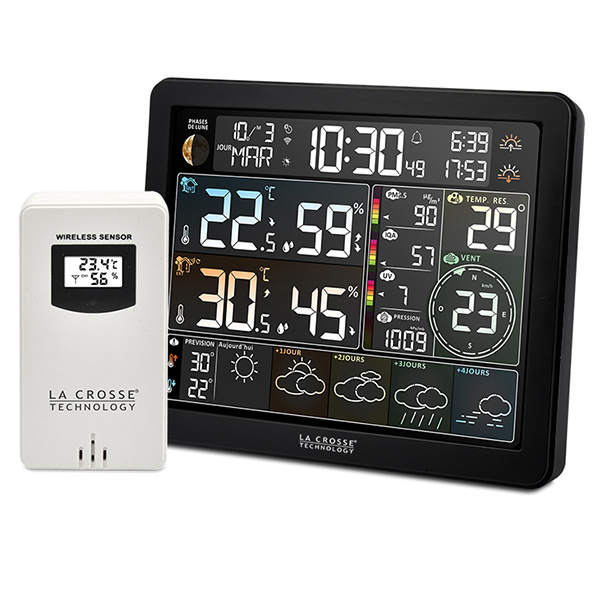 SW405-BLA  Station M�t�o Wifi avec pr�visions � 4 jours avec connexion TUYA LA CROSSE TECHNOLOGY