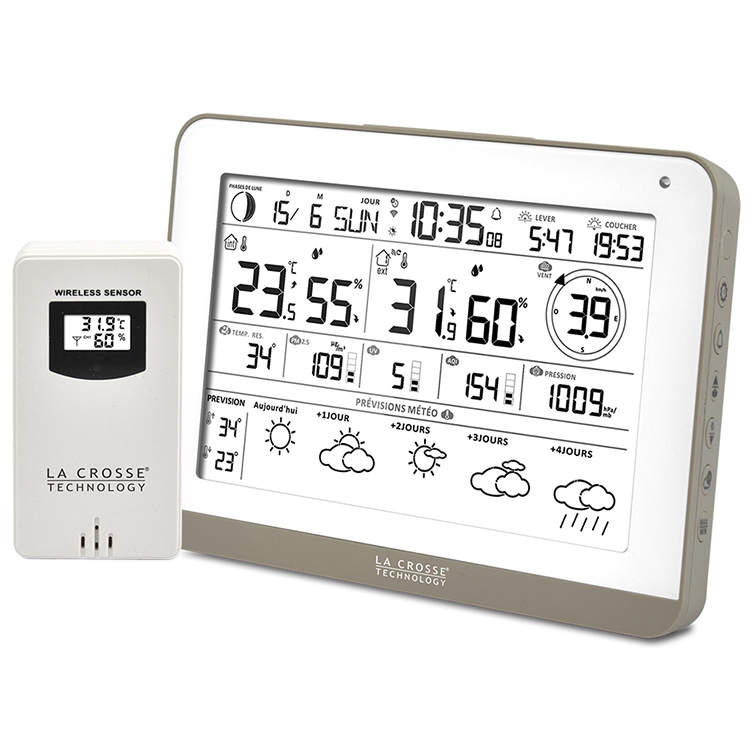 SW406-WHI  Station M�t�o Wifi avec pr�visions � 4 jours avec connexion TUYA LA CROSSE TECHNOLOGY