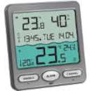 TFA Dostmann WeatherHub Thermomètre hygromètre numérique COSY BARO Station  météo avec vue graphique Noir 120 x 55 x 150 mm : : Jardin