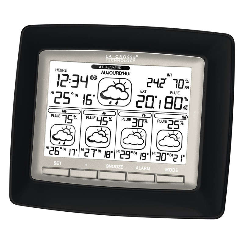 WD6006 LA CROSSE TECHNOLOGY Station Météo STAR METEO prévisions à 4 Jours avec pluie