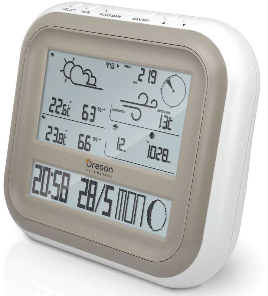 <---Cliquez sur l'image pour agrandir---> Station Météo PRO 250 m Wifi et connectée via internet à votre smartphone ou tablette Ref: OS-WMR500 OREGON SCIENTIFIC Station Météo PRO 250 m Wifi et connectée via internet à votre smartphone ou tablette ref: OS-WMR500 OREGON SCIENTIFIC