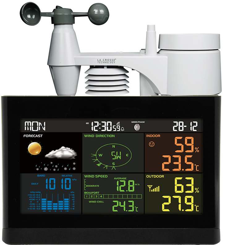 <---Cliquez sur l'image pour agrandir---> Station Météo Pro couleur avec alarmes et capteur 5 en 1 (sans connexion PC) Ref: WS1651 LA CROSSE TECHNOLOGY Station Météo Pro couleur avec alarmes et capteur 5 en 1 (sans connexion PC) ref: WS1651 LA CROSSE TECHNOLOGY