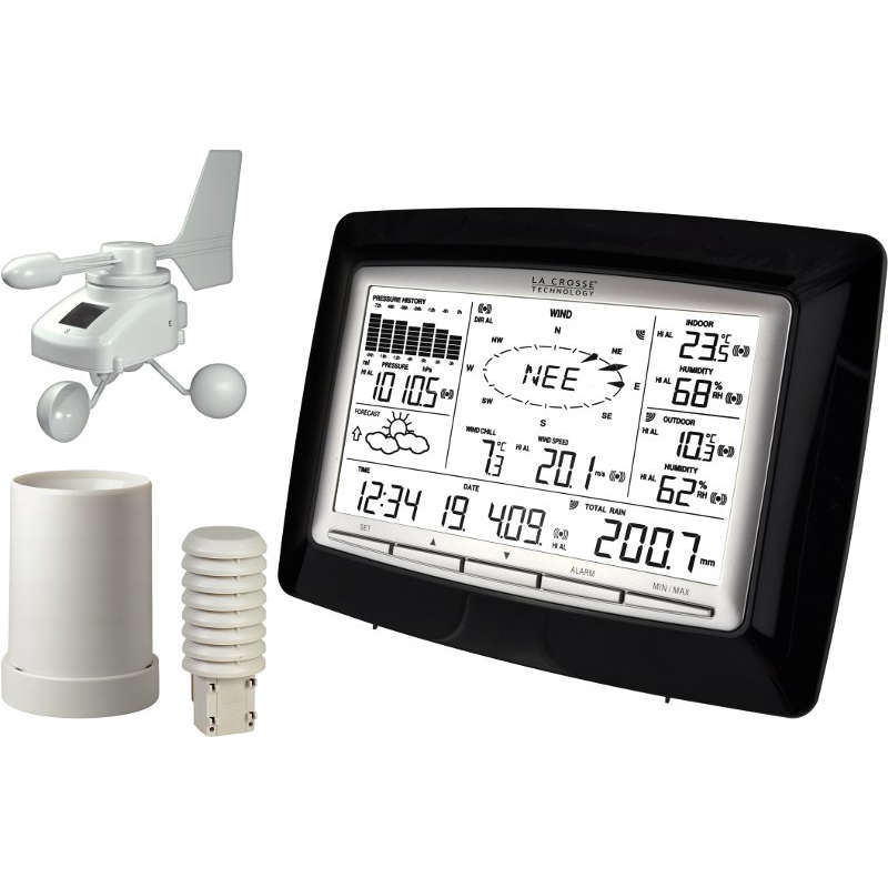 WS2812-IT+ - LA CROSSE TECHNOLOGY - Station Météo Pro Autonnome, connexion  sans fil USB avec mémoire interne