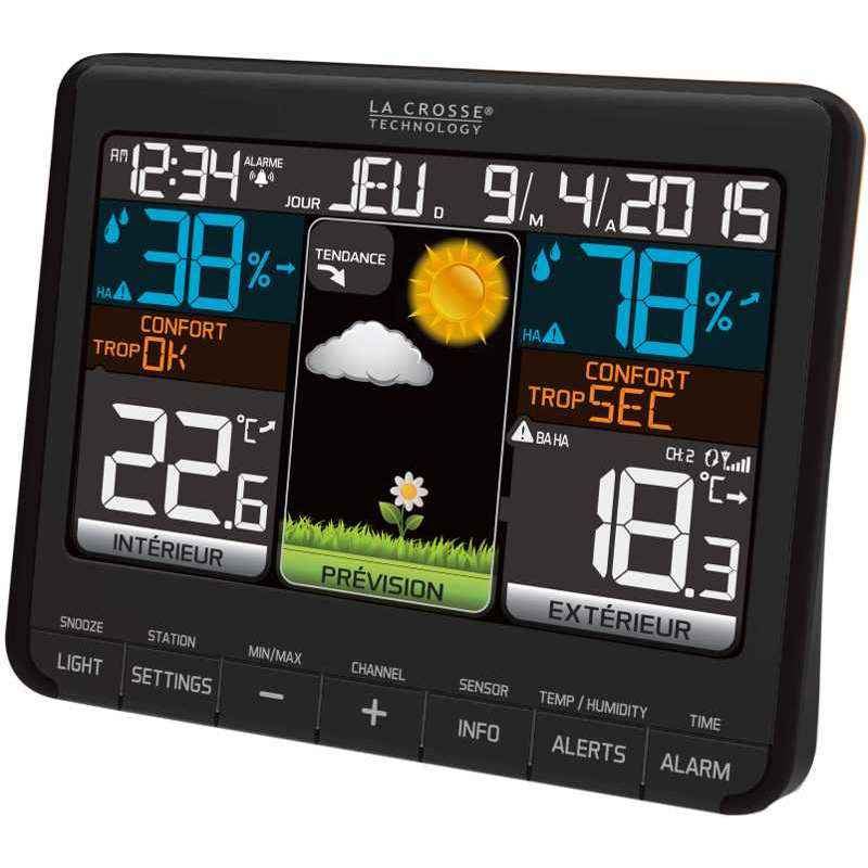 WS6825 - LA CROSSE TECHNOLOGY - Station Météo Thermo/hygro LCD