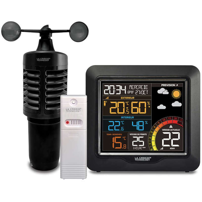 WS6861+5LR6+2LR14  Station Mto Anmomtre Temprature et hygrometrie. LA CROSSE TECHNOLOGY