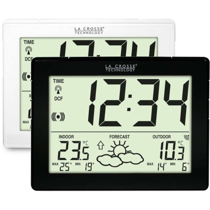 WS9180 - LA CROSSE TECHNOLOGY - Horloge et Station Météo avec température  extérieur sans fil