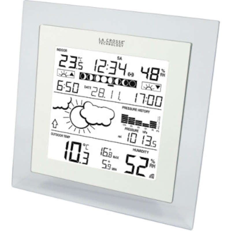 <---Cliquez sur l'image pour agrandir---> Station Météo pression phase lune et heures de soleil - IT+ Ref: WS9257-IT+ LA CROSSE TECHNOLOGY Station Météo pression phase lune et heures de soleil - IT+ ref: WS9257-IT+ LA CROSSE TECHNOLOGY